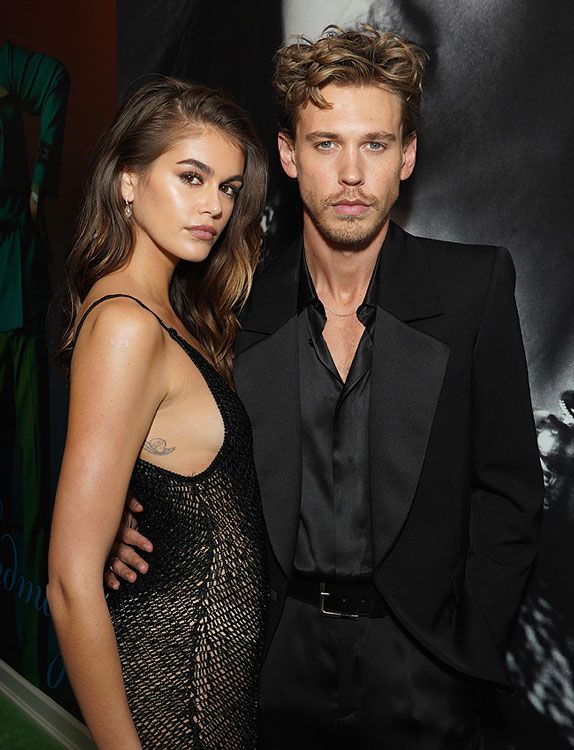 Austin Butler y Kaia Gerber 