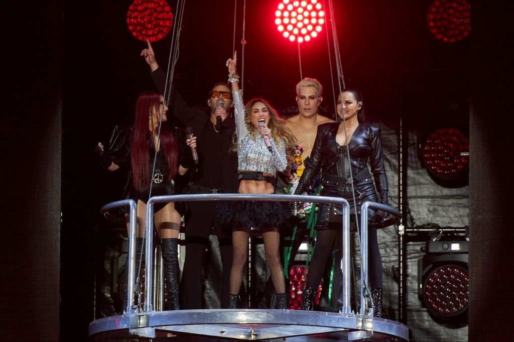 RBD durante el 'Soy Rebelde Tour Live Concert' en México, 2023