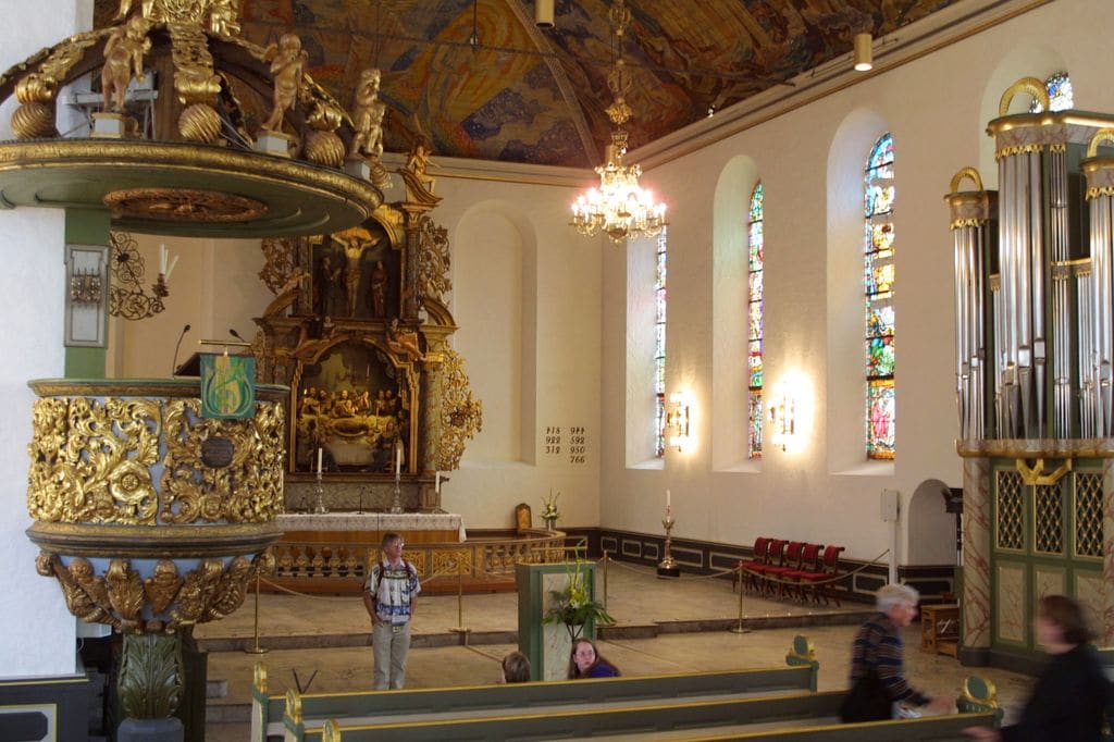 Interior de la Catedral de Oslo 