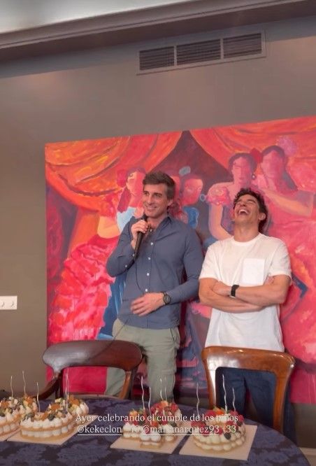 Ignacio Alonso y Marc Márquez celebran un cumpleaños conjunto