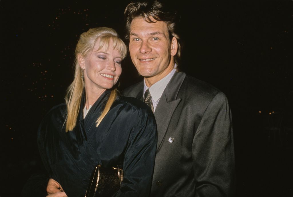Lisa Niemi y Patrick Swayze en 1988