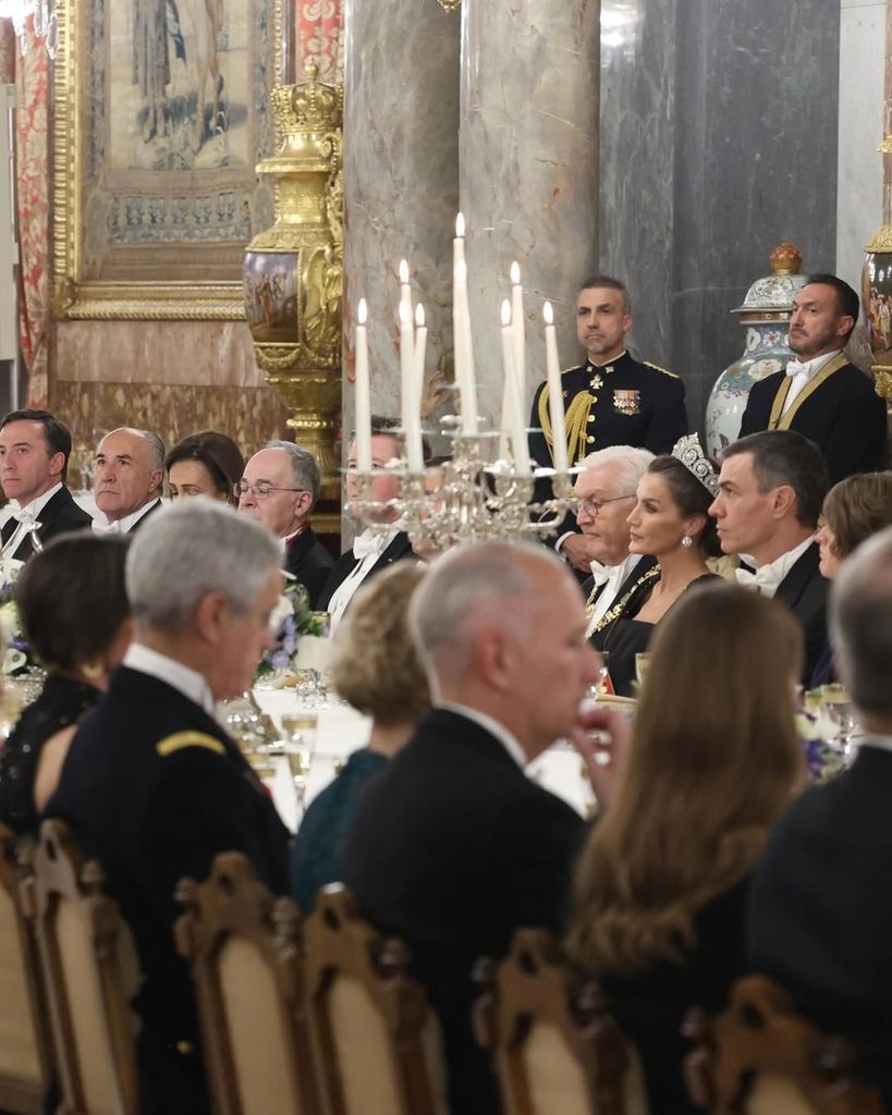 La cena de gala en honor al presidente alemán y su esposa