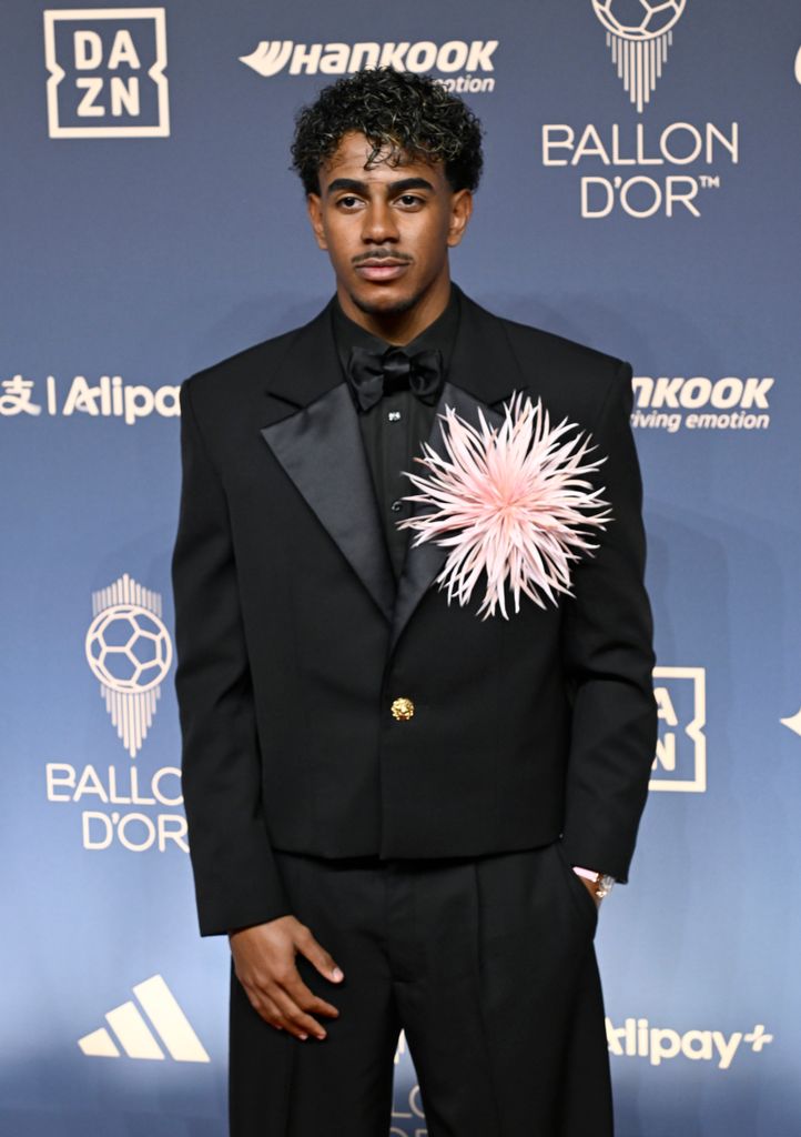 Lamine Yamal en la gala del Balón de Oro 2026