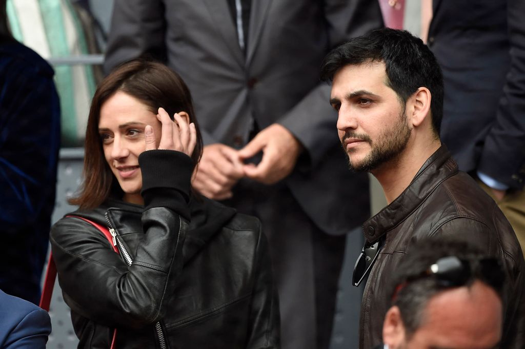 Fran Perea y Luz Valdenebro el 5 de mayo de 2016 en Madrid disfrutando del tenis