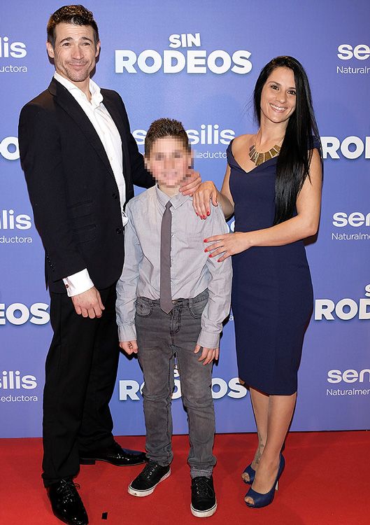 Juan José Ballesta con su exmujer y su hijo 