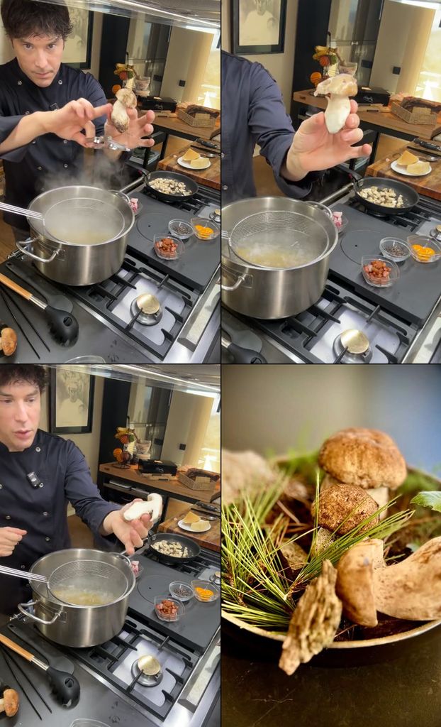 El conocido chef ofrece algunos tips sobre el uso en cocina de los boletus en su última receta publicada en Instagram.