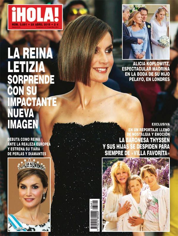 La reina Letizia, Alicia Koplowitz y la baronesa Thyssen protagonizan la portada de esta semana de la revista ¡HOLA!
