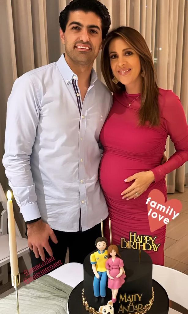 Maity Interiano y Anuar Zidán