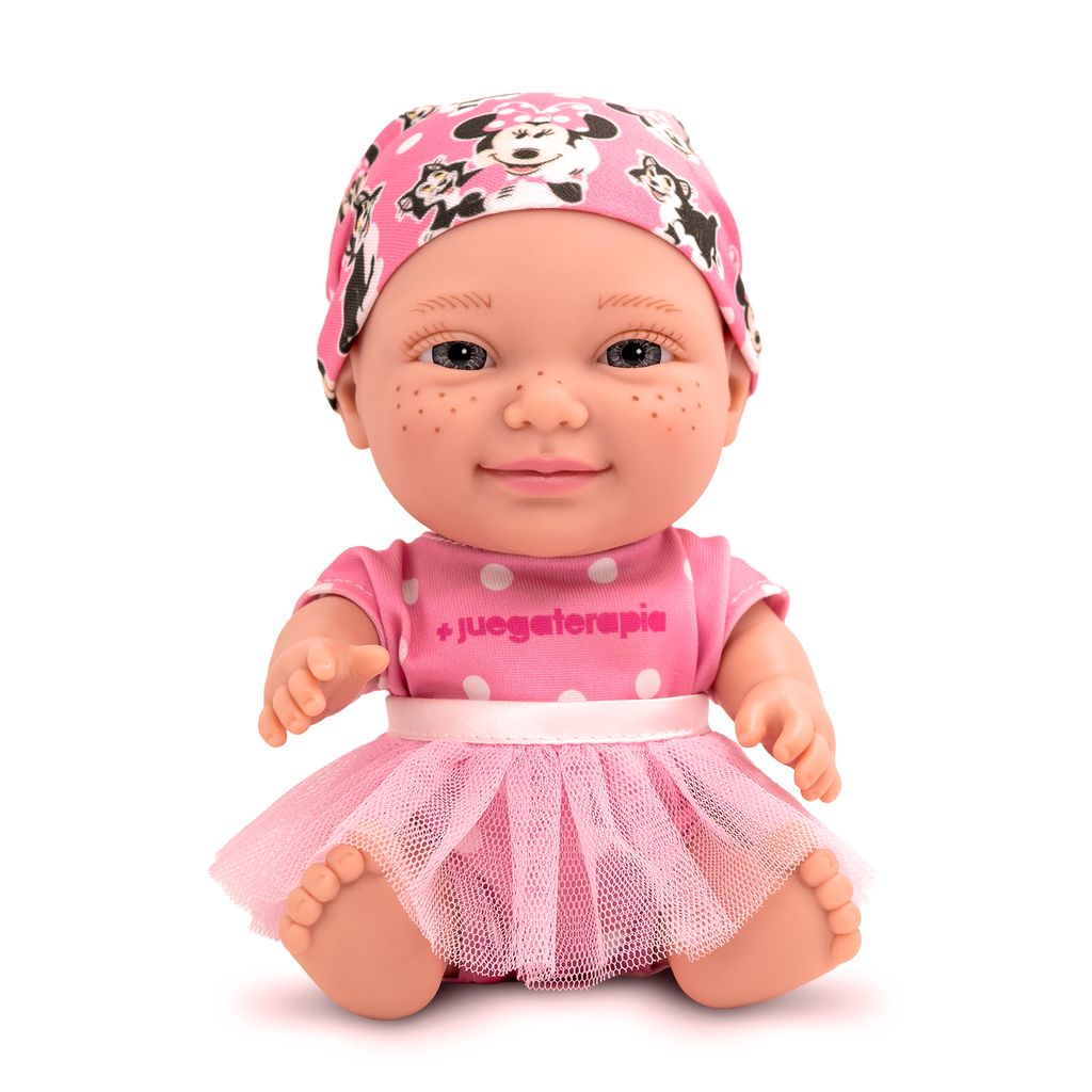 Baby Pelón inspirado en Minnie Mouse