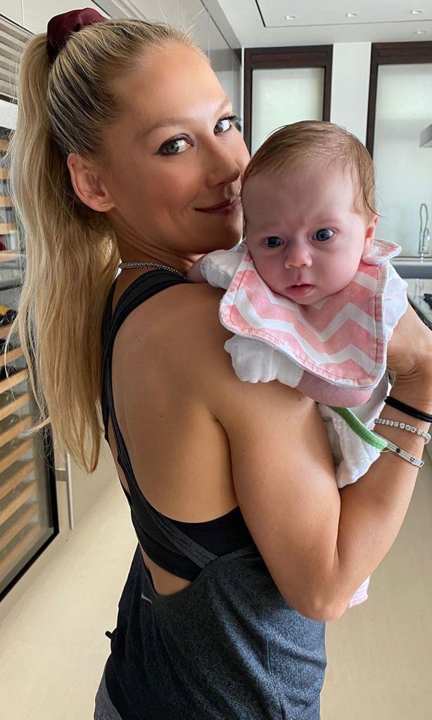 Anna Kournikova y su hija Mary