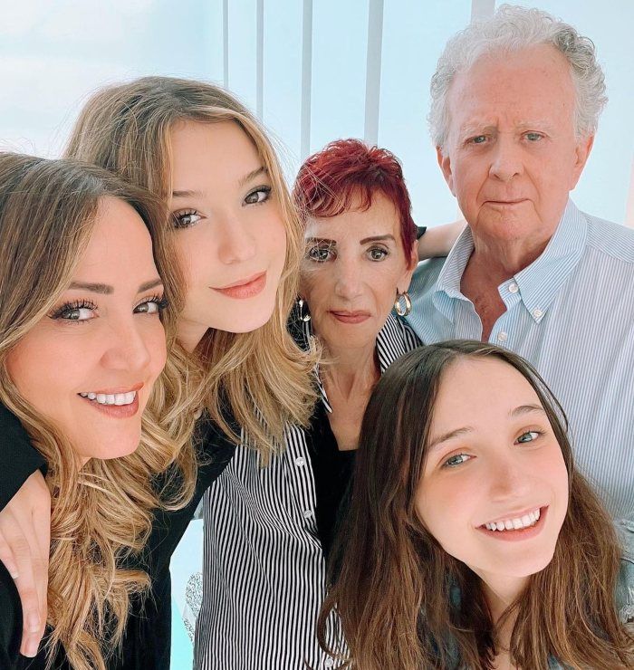 Andrea Legarreta y su mamá