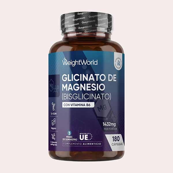 WeightWorld Glicinato de Magnesio 1432mg con Vitamina B6