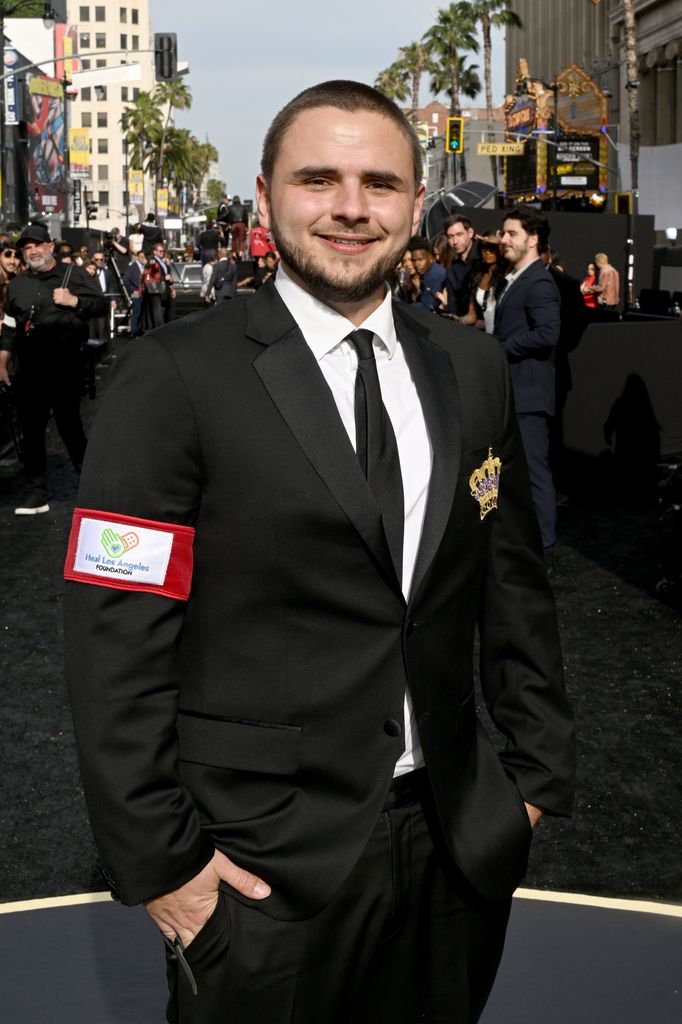 Prince Jackson en el estreno de la película 'Michael'