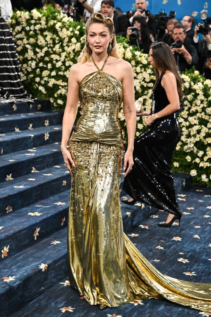 Gigi Hadid en la Met Gala 2025 en Nueva York