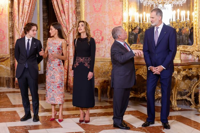 Almuerzo en el Palacio Real en honor a Abdalá y Rania de Jordania