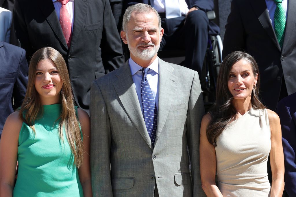 Felipe VI, la Reina Letizia y la Princesa Sofía 