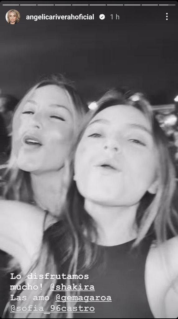 Angélica Rivera asistió en compañía de su hija Sofía Castro