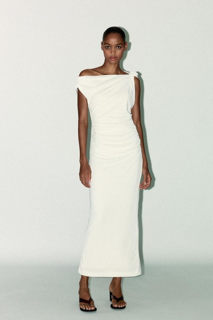 Vestido para boda civil de Zara