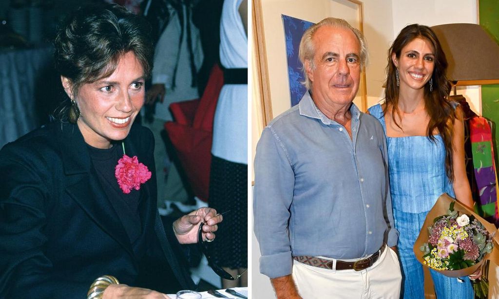 
Arriba, los futuros novios, que forman una atractiva pareja. Sobre estas líneas, los padres de Ana Cristina, la recordada Sandra Domecq y el fotógrafo Fernando Portillo.
