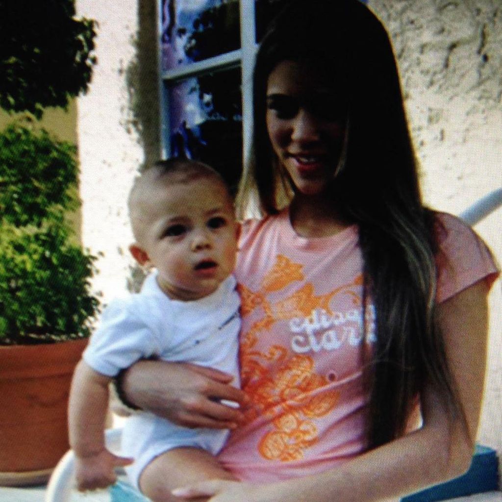Ximena Duque y su familia