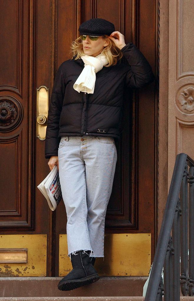 Sarah Jessica Parker rodando 'Sexo en Nueva York' con botas UGG