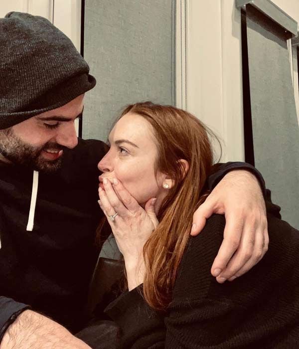Lindsay Lohan con su novio, Bader S Shammas