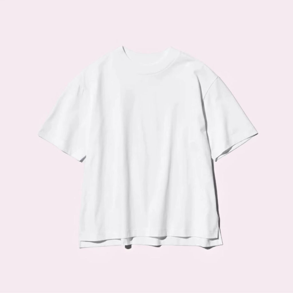Camiseta básica de algodón de Uniqlo