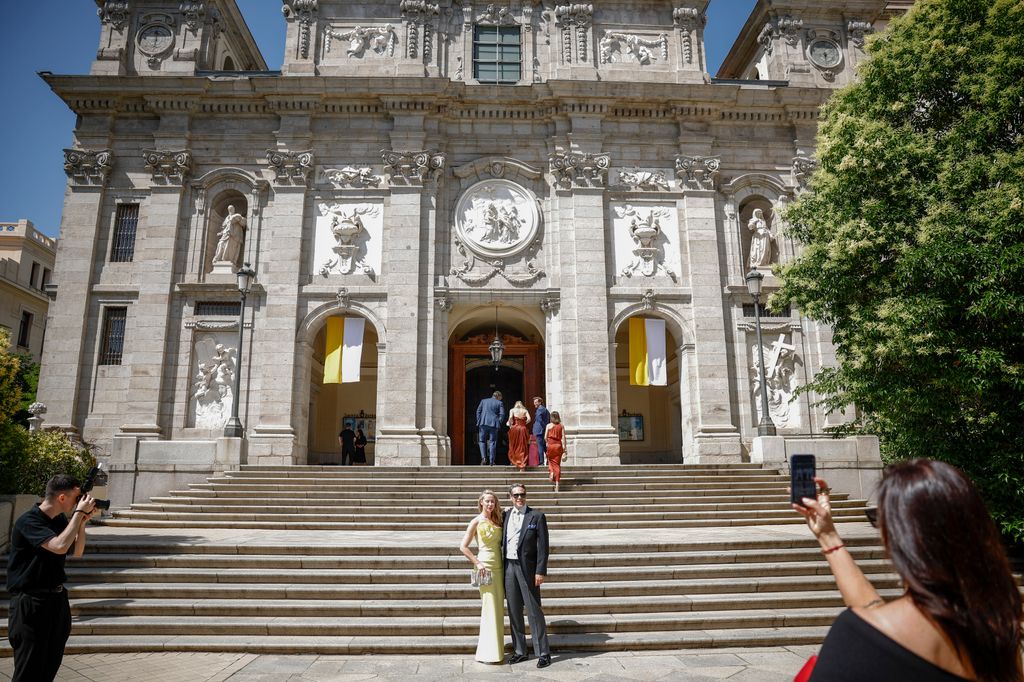 La iglesia de Santa Bárbara, en Madrid, ha sido el enclave escogido para el enlace