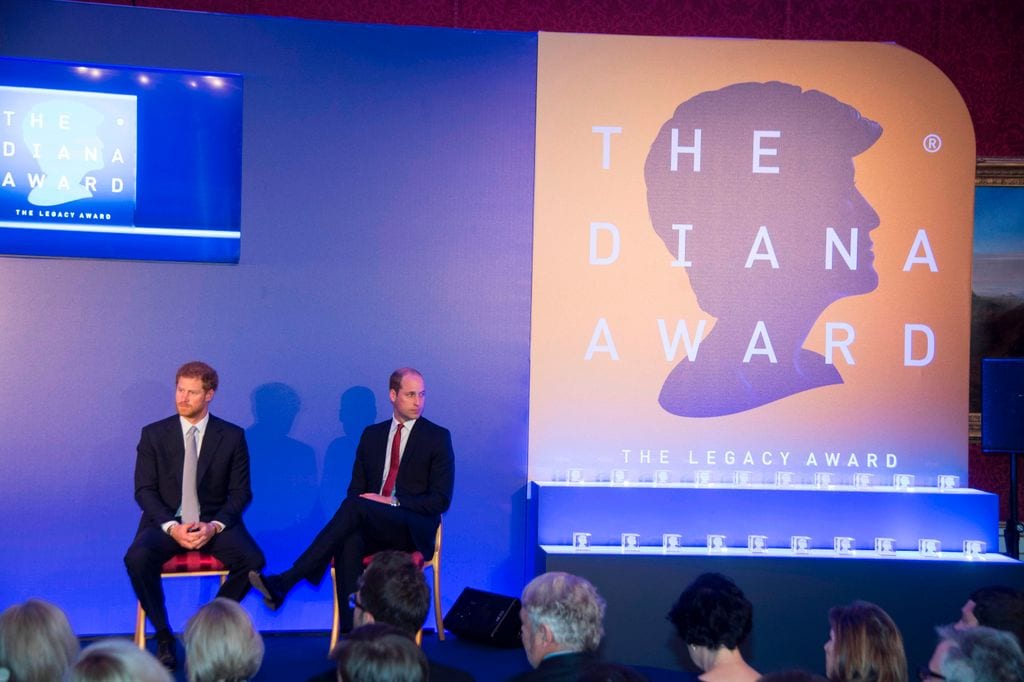 El Premio Diana, la única organización benéfica creada en nombre de la fallecida Lady Di, es un proyecto que comparten el príncipe Harry y su hermano, el príncipe William.