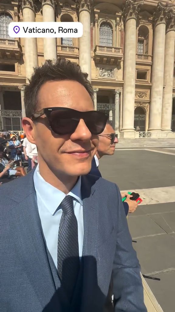Christian Gálvez en El Vaticano