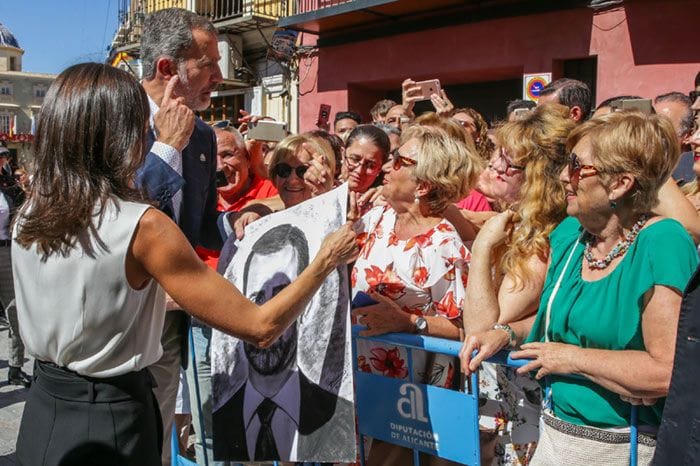 Los reyes Felipe y Letizia en Orihuela