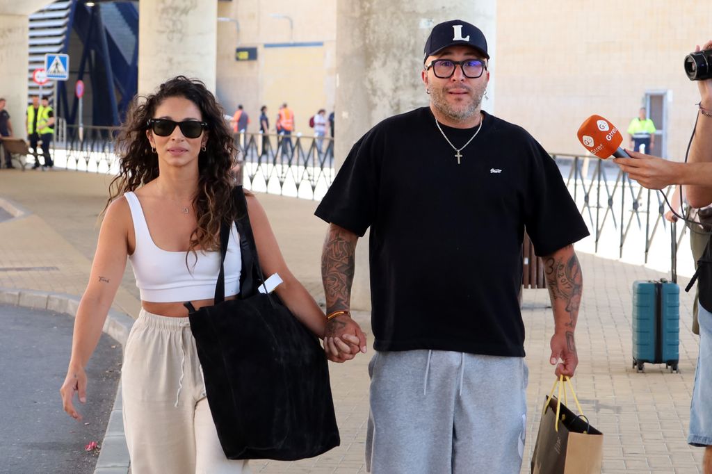 Lola García, con Kiko Rivera
