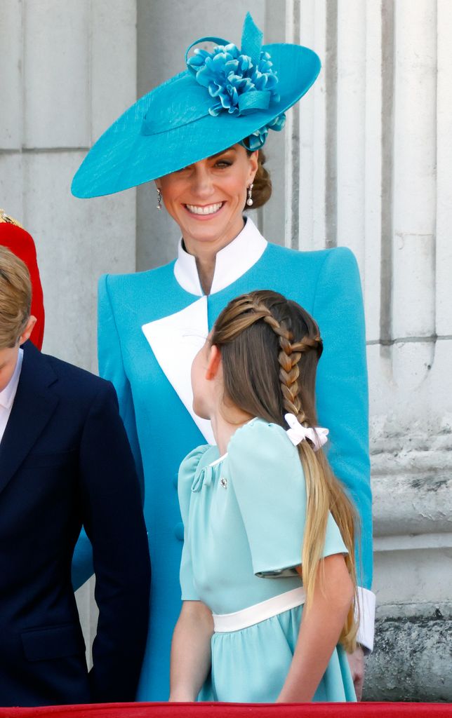 El pelo trenzado de la pequeña princesa en Trooping de Colour 2025