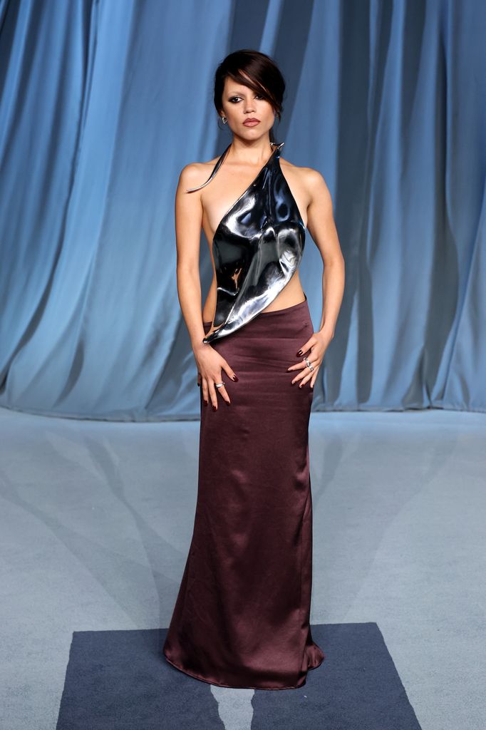 Jenna Ortega en la Annual Academy Museum Gala en Los Ángeles, California, 2025. 