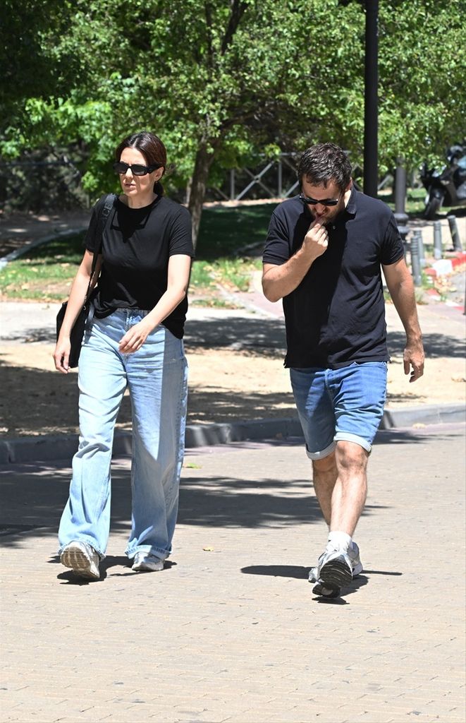 Melina Matthews y Raúl Arévalo acudieron al tanatorio de San Isidro