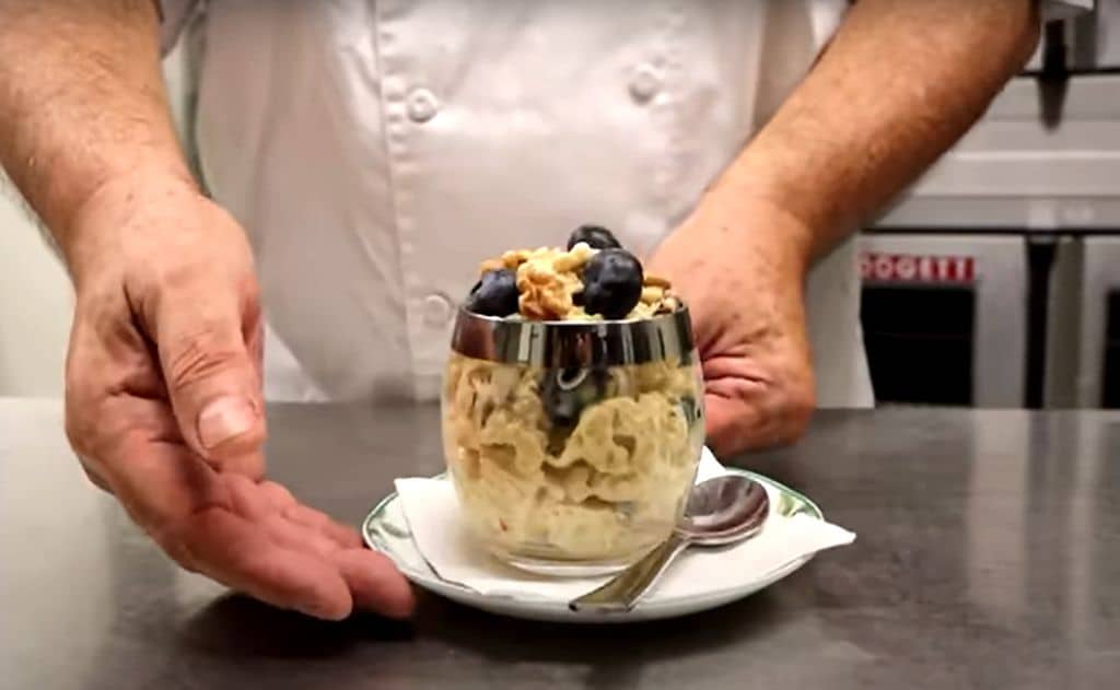 La receta de 'Overnight Oats’, finalizada.