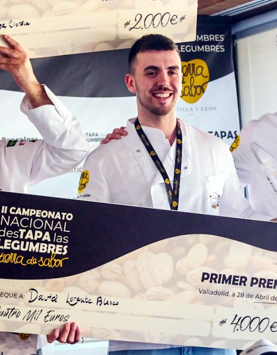David Lorente Blasco, del restaurante zaragozano Nola Gras, ganador de la segunda edición del concurso ‘desTAPA las Legumbres’
