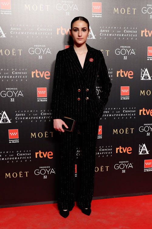 Sancra Escacena en la Cena de Nominados a los Premios Goya