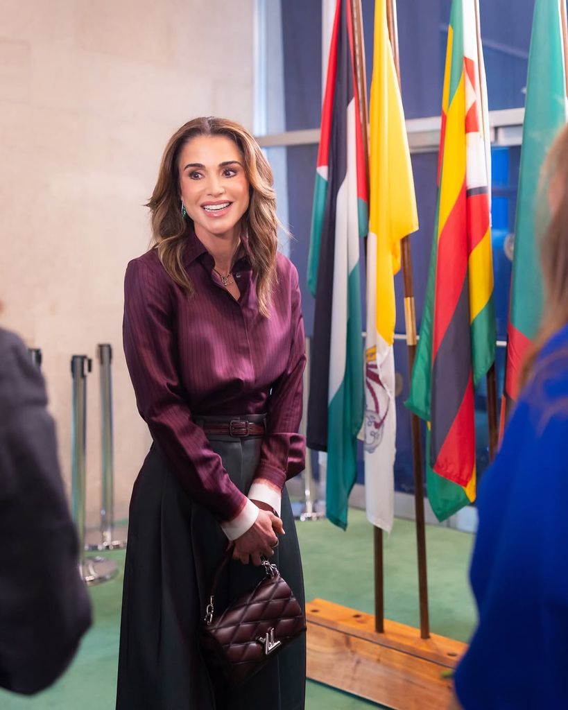 Rania de Jordania en Nueva York