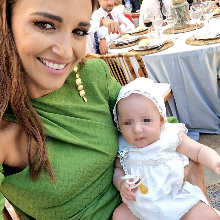 Paula Echevarría con su sobrino Carlos