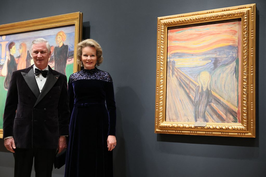 Felipe y Matilde de Bélgica en el Museo Nacional de Oslo