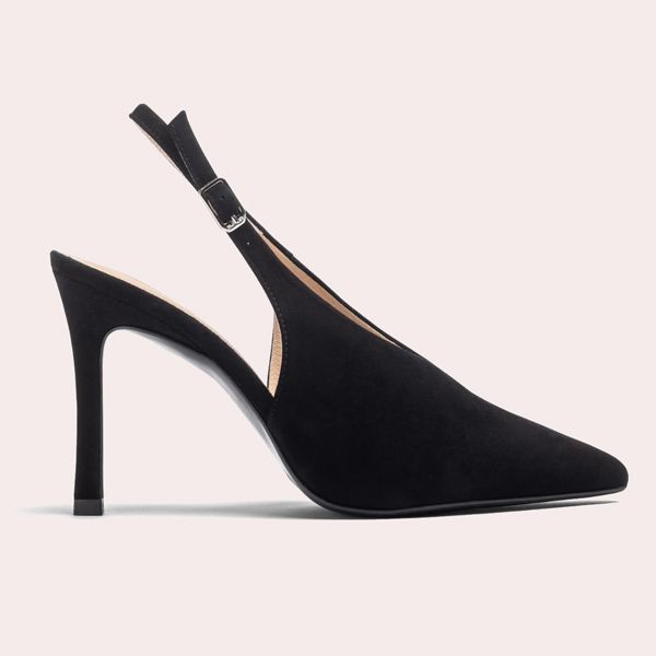 Destalonado con tacón alto