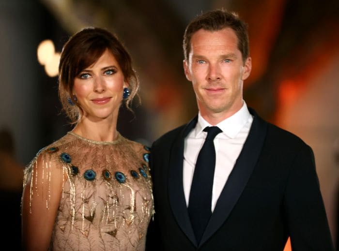 Benedict Cumberbatch y Sophie Hunter posan juntos