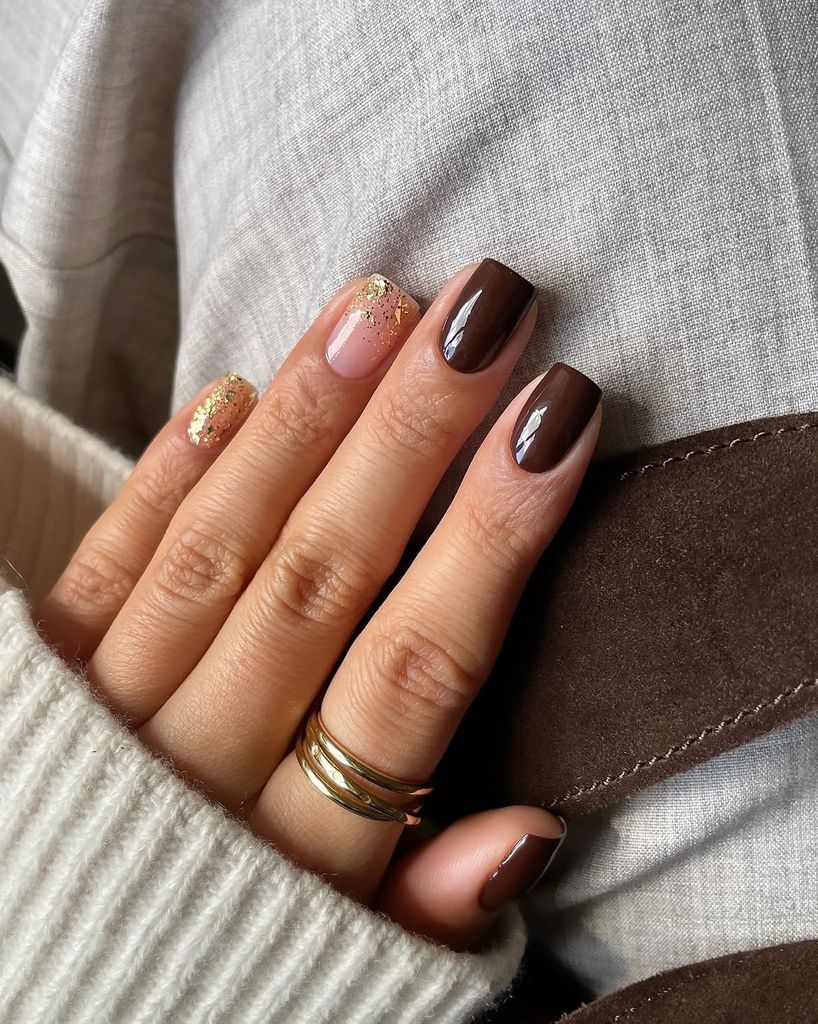 Manicura de otoño para novias
