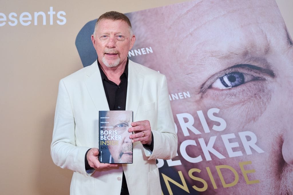 Boris Becker en la presentación de su libro, 'Inside'