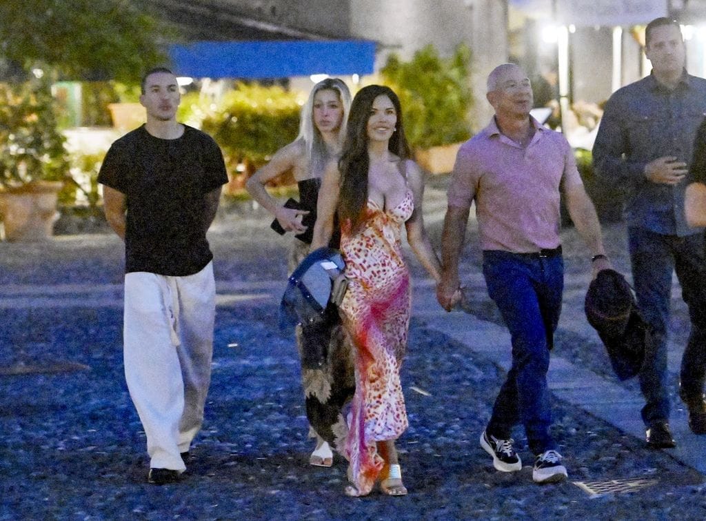 Lauren Sánchez y Jeff Bezos ya se encuentran en Italia, donde en unas semanas se unirán en matrimonio