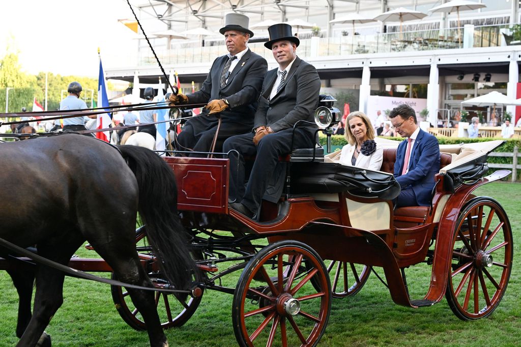 La infanta Elena con Hendrik Wüst, ministro presidente de Renania del Norte-Westfalia 