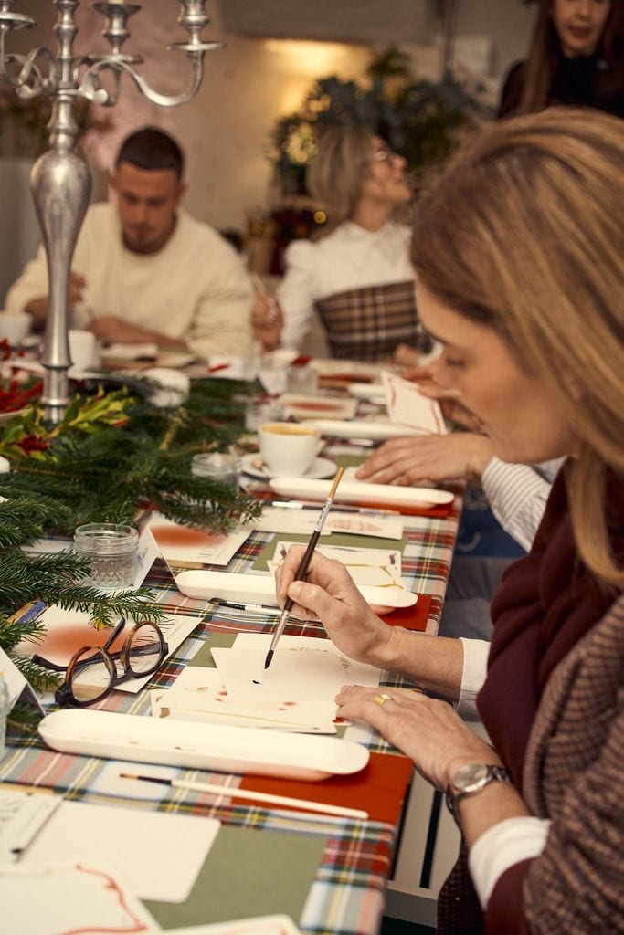 'Lettering', mesas navideñas y el arte de ser el anfitrión perfecto