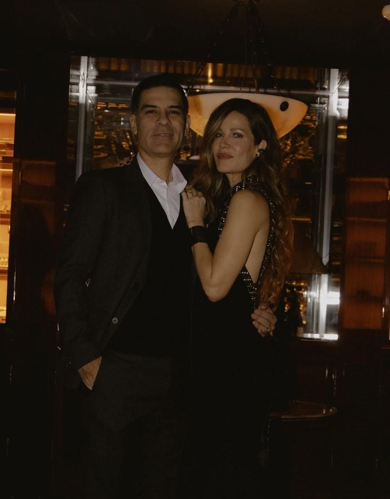 Jaydy Michel y su esposo Rafa Márquez, en la fiesta de cumpleaños de ella.