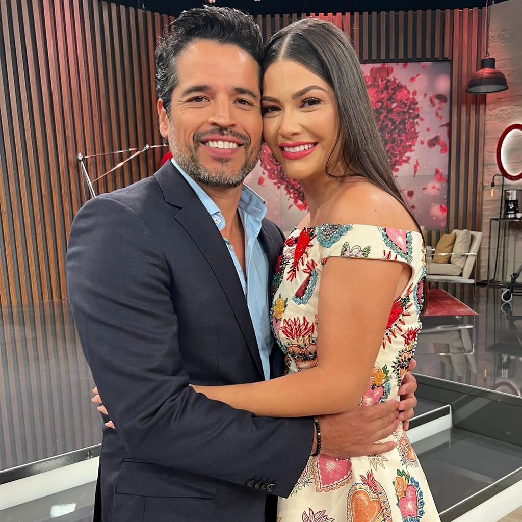 Ana Patricia Gámez y su esposo, Luis Carlos Martínez